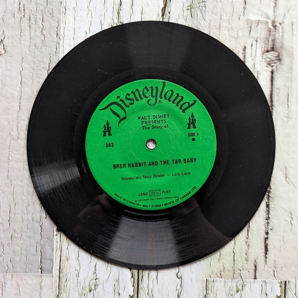 Disneyland Record & Read Along Book - Brer Rabbit and the Tar Baby Vintage 1971 - Picture 4 of 8